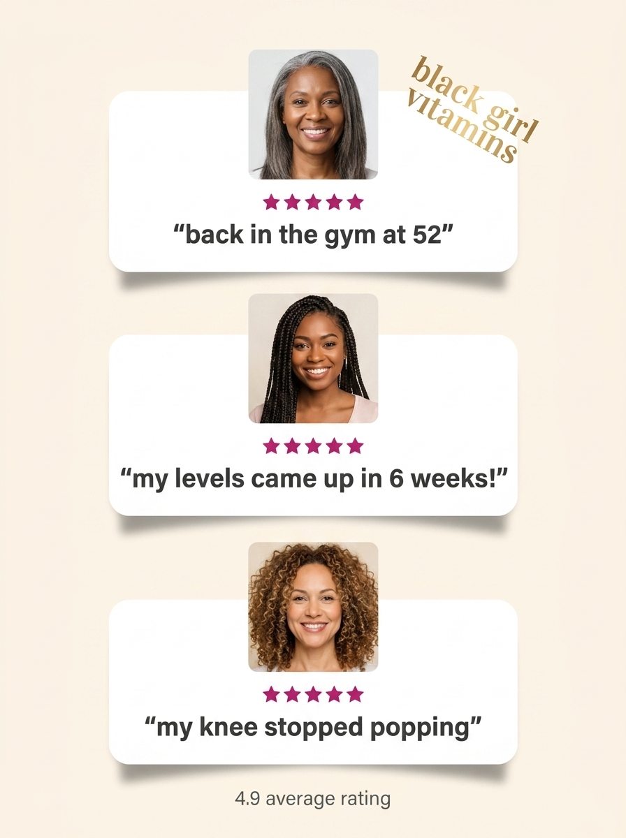 Black Girl Vitamins spec static — concept 2