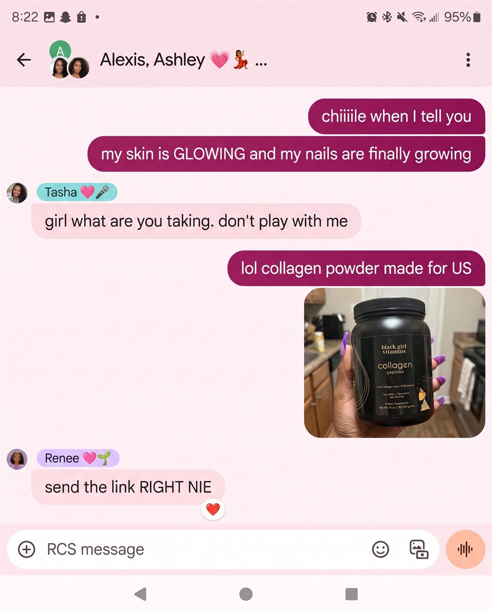 Black Girl Vitamins spec static — concept 4